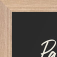 Patience Word of Intention Framed print 21x29.7 cm / 8x12" Wood frame Carbon paper corner detail