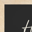 Hopeful Word of Intention Framed print 21x29.7 cm / 8x12" Wood frame Carbon paper corner detail