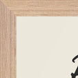 Real Word of Intention Framed print 21x29.7 cm / 8x12" Wood frame Linen paper corner detail