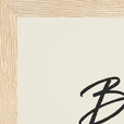 Balance Word of Intention Framed print 21x29.7 cm / 8x12" Wood frame Linen paper corner detail