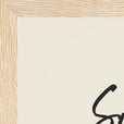 Synergy Word of Intention Framed print 21x29.7 cm / 8x12" Wood frame Linen paper corner detail