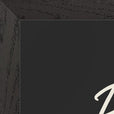 Respect Word of Intention Framed print A3 (29.7 x 42  cm) Black frame Carbon paper corner detail