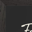 Fortitude Word of Intention Framed print A3 (29.7 x 42  cm) Black frame Carbon paper corner detail