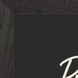 Presence Word of Intention Framed print A3 (29.7 x 42  cm) Black frame Carbon paper corner detail