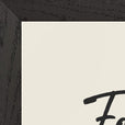 Fortitude Word of Intention Framed print A3 (29.7 x 42  cm) Black frame Linen paper corner detail