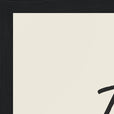Energy Word of Intention Framed print A3 (29.7 x 42  cm) Black frame Linen paper corner detail