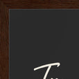 Transcendence Word of Intention Framed print A3 (29.7 x 42  cm) Dark wood frame Carbon paper corner detail