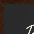 Presence Word of Intention Framed print A3 (29.7 x 42  cm) Dark wood frame Carbon paper corner detail