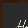 Harmonious Word of Intention Framed print A3 (29.7 x 42  cm) Dark wood frame Carbon paper corner detail