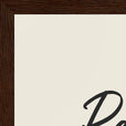 Resilience Word of Intention Framed print A3 (29.7 x 42  cm) Dark wood frame Linen paper corner detail