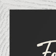 Fortitude Word of Intention Framed print A3 (29.7 x 42  cm) White frame Carbon paper corner detail