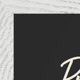 Presence Word of Intention Framed print A3 (29.7 x 42  cm) White frame Carbon paper corner detail
