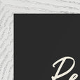 Resilience Word of Intention Framed print A3 (29.7 x 42  cm) White frame Carbon paper corner detail