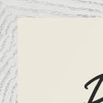 Respect Word of Intention Framed print A3 (29.7 x 42  cm) White frame Linen paper corner detail
