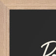 Patience Word of Intention Framed print A3 (29.7 x 42  cm) Wood frame Carbon paper corner detail