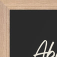 Abundance Word of Intention Framed print A3 (29.7 x 42  cm) Wood frame Carbon paper corner detail