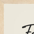 Fortitude Word of Intention Framed print A3 (29.7 x 42  cm) Wood frame Linen paper corner detail