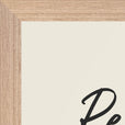 Resilience Word of Intention Framed print A3 (29.7 x 42  cm) Wood frame Linen paper corner detail