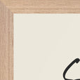 Sharing Word of Intention Framed print A3 (29.7 x 42  cm) Wood frame Linen paper corner detail