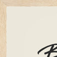 Balance Word of Intention Framed print A3 (29.7 x 42  cm) Wood frame Linen paper corner detail