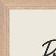 Presence Word of Intention Framed print A3 (29.7 x 42  cm) Wood frame Linen paper corner detail