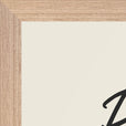 Respect Word of Intention Framed print A3 (29.7 x 42  cm) Wood frame Linen paper corner detail