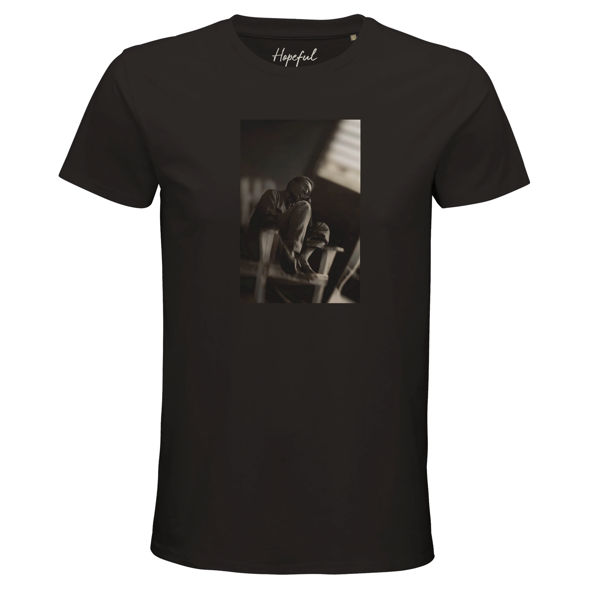 Hopeful - "A Dreamer’s Strength" T-shirt Deep Black 7