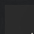 Harmonious Word of Intention Framed print 30x40 cm / 12x16″ Black frame Carbon paper corner detail
