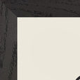 Patience Word of Intention Framed print 30x40 cm / 12x16″ Black frame Linen paper corner detail