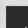 Harmonious Word of Intention Framed print 30x40 cm / 12x16″ White frame Carbon paper corner detail
