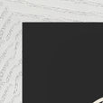 Resilience Word of Intention Framed print 30x40 cm / 12x16″ White frame Carbon paper corner detail