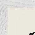 Fortitude Word of Intention Framed print 30x40 cm / 12x16″ White frame Linen paper corner detail