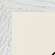 Patience Word of Intention Framed print 30x40 cm / 12x16″ White frame Linen paper corner detail