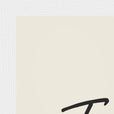 Transcendence Word of Intention Framed print 30x40 cm / 12x16″ White frame Linen paper corner detail