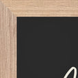 Adventurous Word of Intention Framed print 30x40 cm / 12x16″ Wood frame Carbon paper corner detail