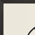 Sharing Word of Intention Framed print 60x80 cm / 24x32″ Black frame Linen paper corner detail