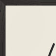 Hopeful Word of Intention Framed print 60x80 cm / 24x32″ Black frame Linen paper corner detail