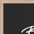 Balance Word of Intention Framed print 60x80 cm / 24x32″ Wood frame Carbon paper corner detail