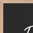 Presence Word of Intention Framed print 60x80 cm / 24x32″ Wood frame Carbon paper corner detail