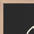 Sharing Word of Intention Framed print 60x80 cm / 24x32″ Wood frame Carbon paper corner detail