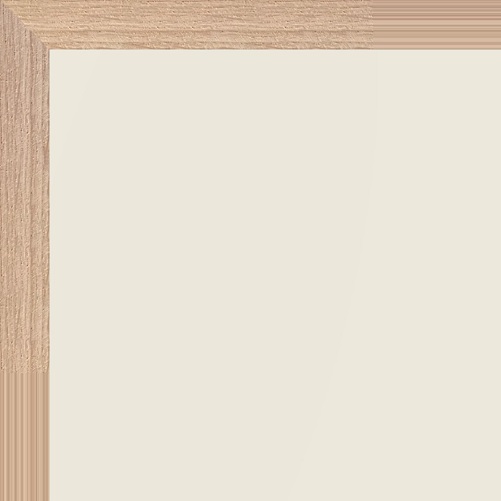 Lucky Word of Intention Framed print 60x80 cm / 24x32″ Wood frame Linen paper corner detail