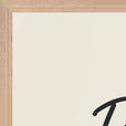 Presence Word of Intention Framed print 60x80 cm / 24x32″ Wood frame Linen paper corner detail