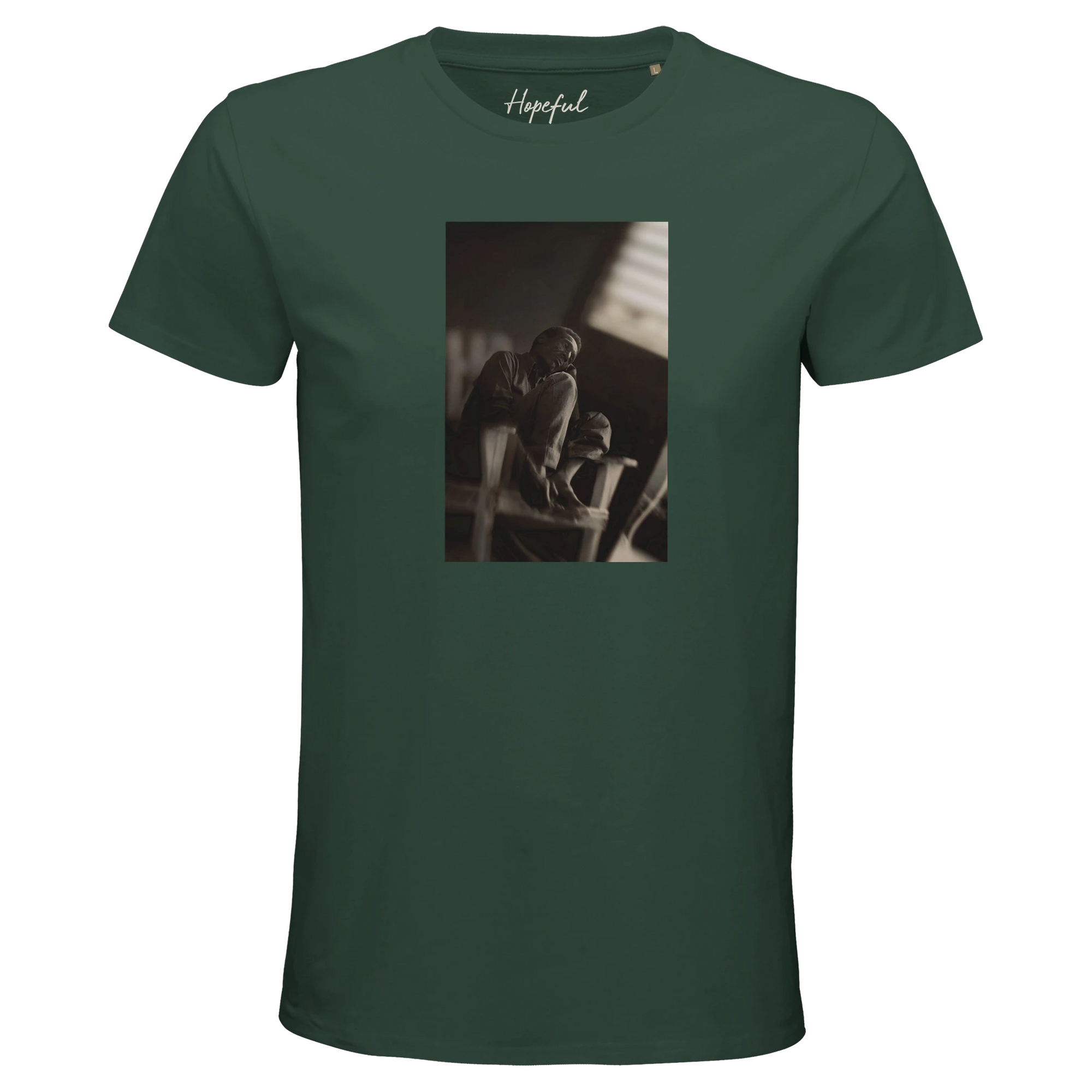 Hopeful - "A Dreamer’s Strength" T-shirt Bottle Green 7