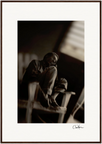 A Dreamer’s Strength Framed print 70x100 cm / 28x40″ Dark wood frame 53