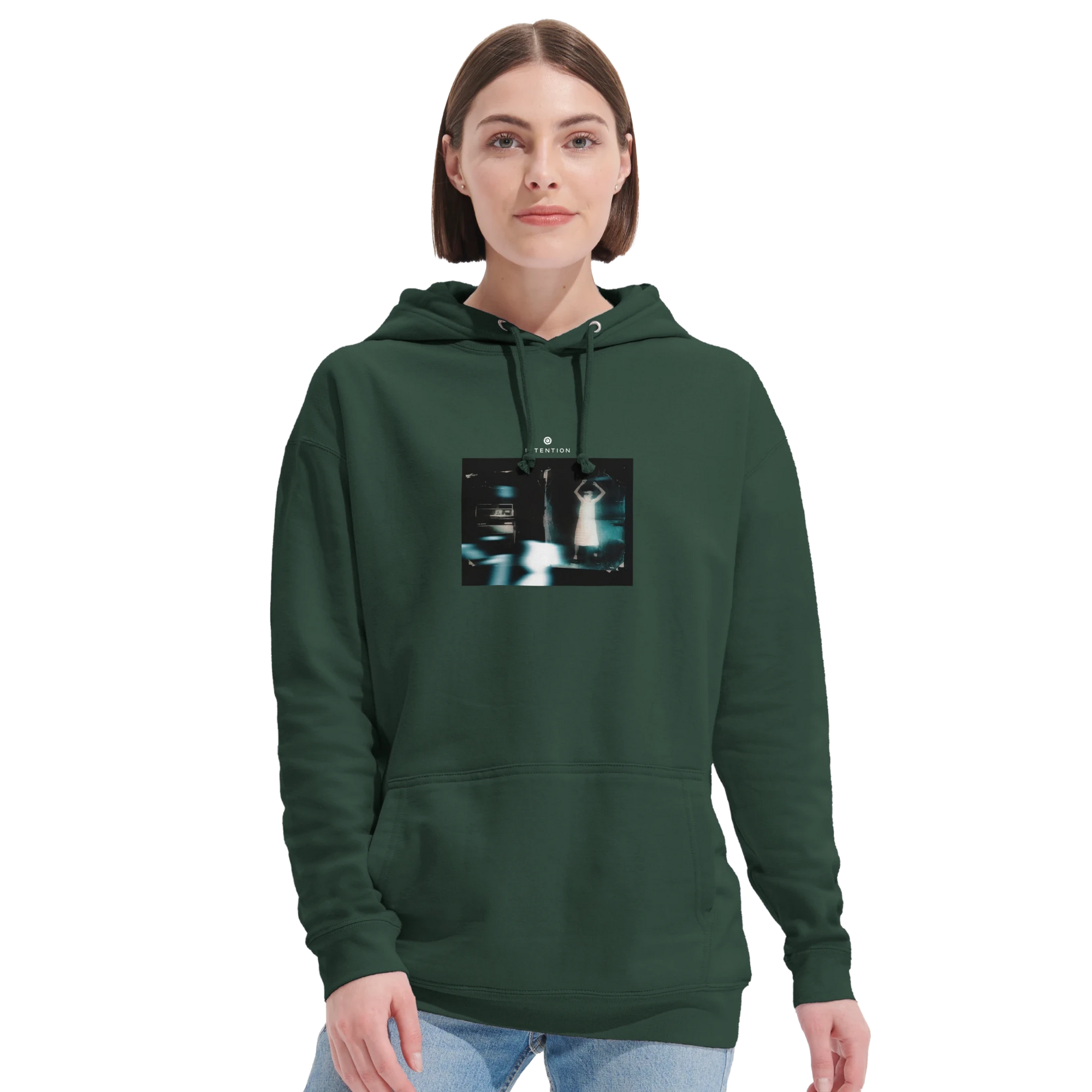 Abundance - "Vibe of Life" Hoodie Bottle Green XS 13