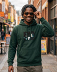 Abundance  Hoodie  «Vibe of Life »Bottle Green 1