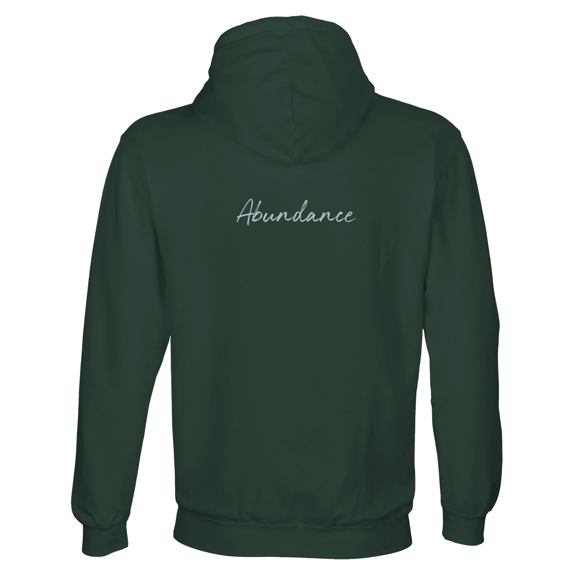 Abundance - "Vibe of Life" Hoodie Bottle Green XS 10