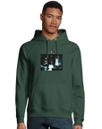 Abundance - "Vibe of Life" Hoodie Bottle Green XS 56