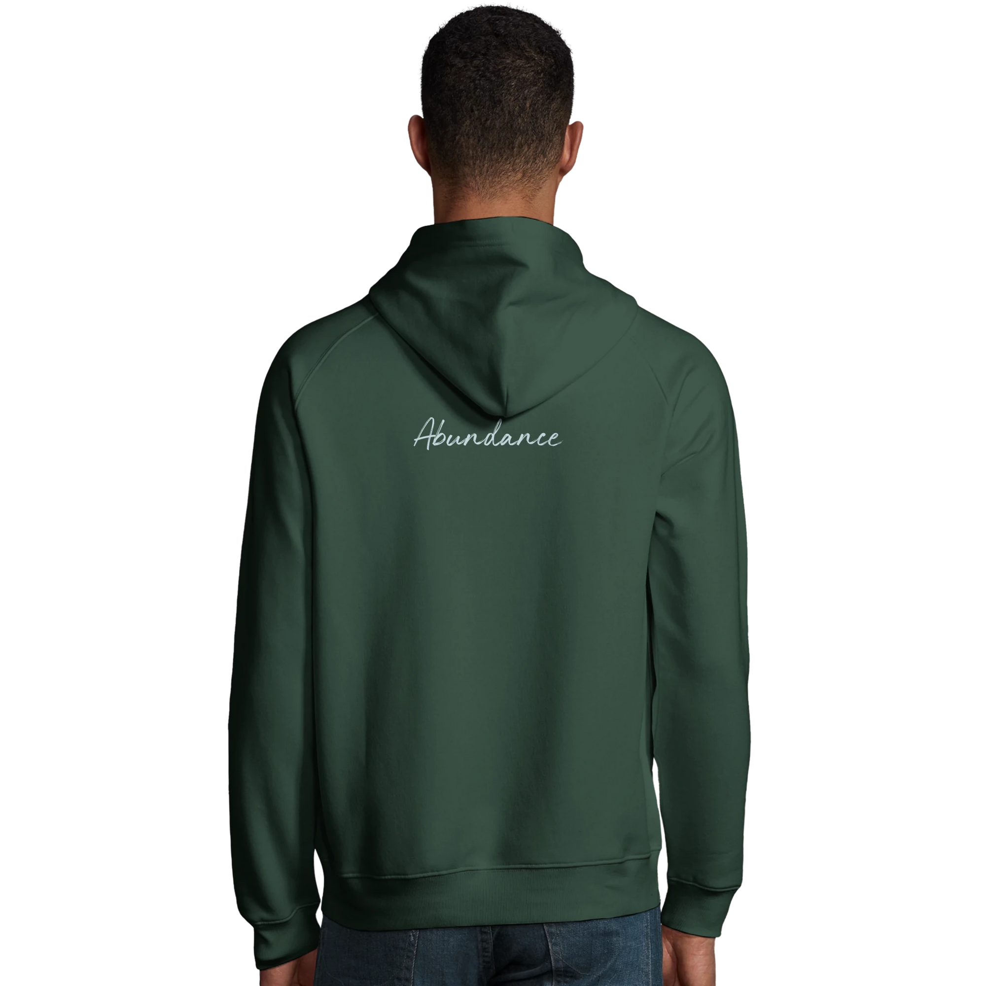 Abundance - "Vibe of Life" Hoodie Bottle Green XS 57