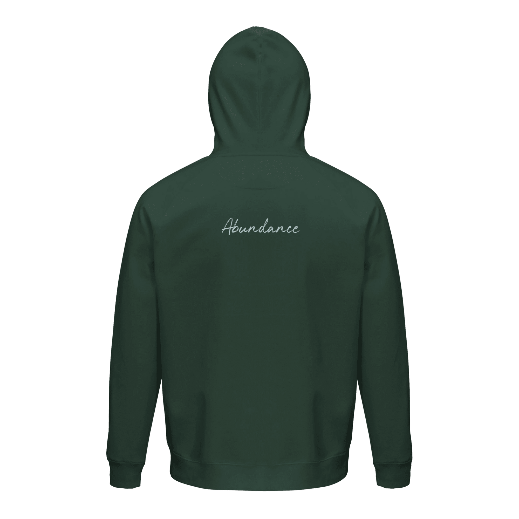 Abundance - "Vibe of Life" Hoodie Bottle Green XS 5